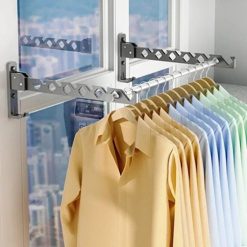 Clothes Drying Rack Collapsible Adjustable Angle Clothes Hanger