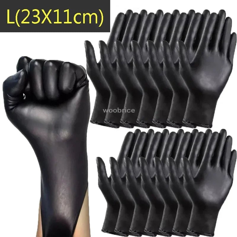 Gloves Disposible Latex Black Nitrile Pvc Gloves Housework