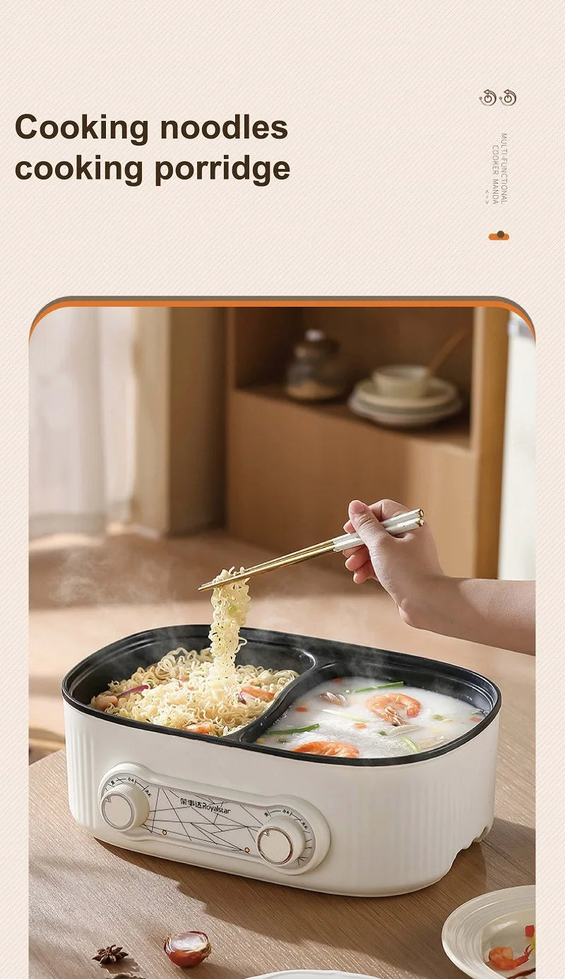 6l Double Liner Electric Pot Large Capacity Non-Stick