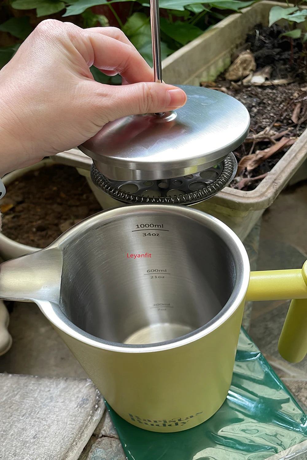 5l Coffee Maker French Press Stainless Steel Espresso