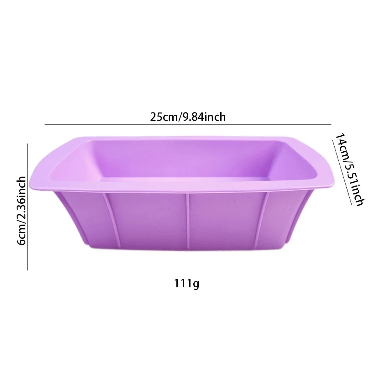 1pc Silicone Bread Loaf Pan Cake Mold Nonstick