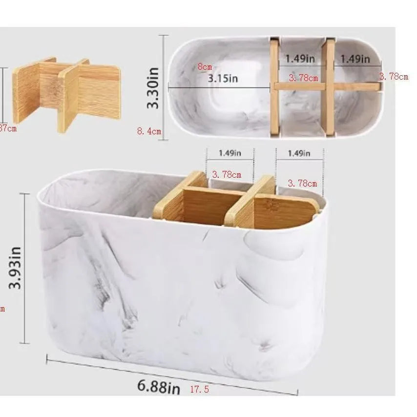 Toothbrush Holder Electric Brushes Bathroom Counter Organizer