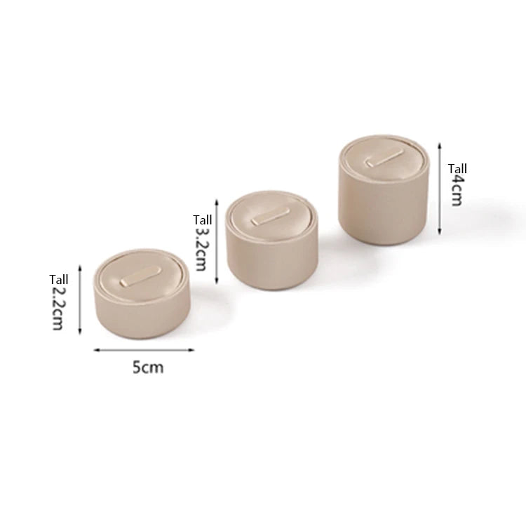 Pu Leather Hand Jewelry Ring Display Pedestal Stand