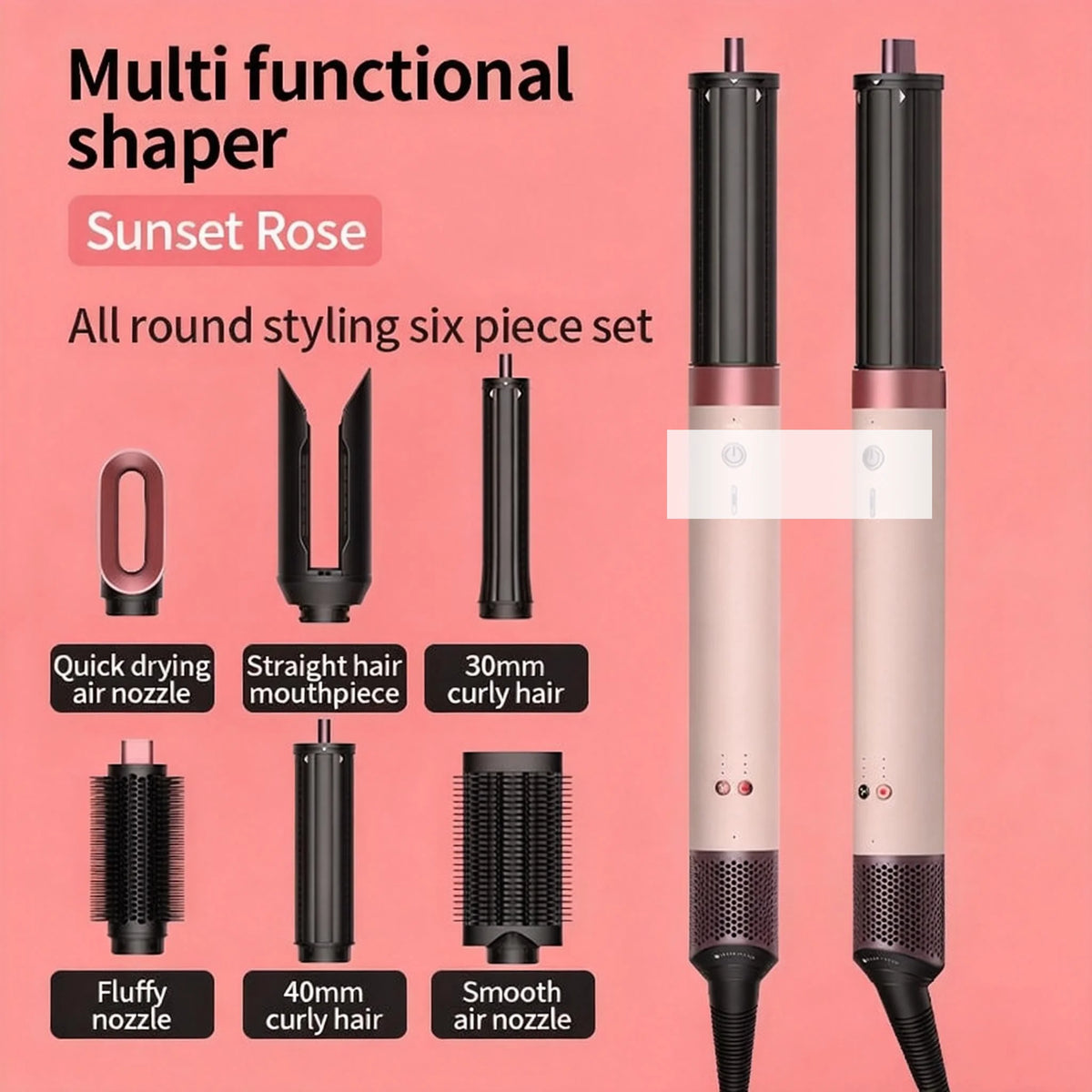 220v In Hair Styler & Hairdryer Brush 1700w