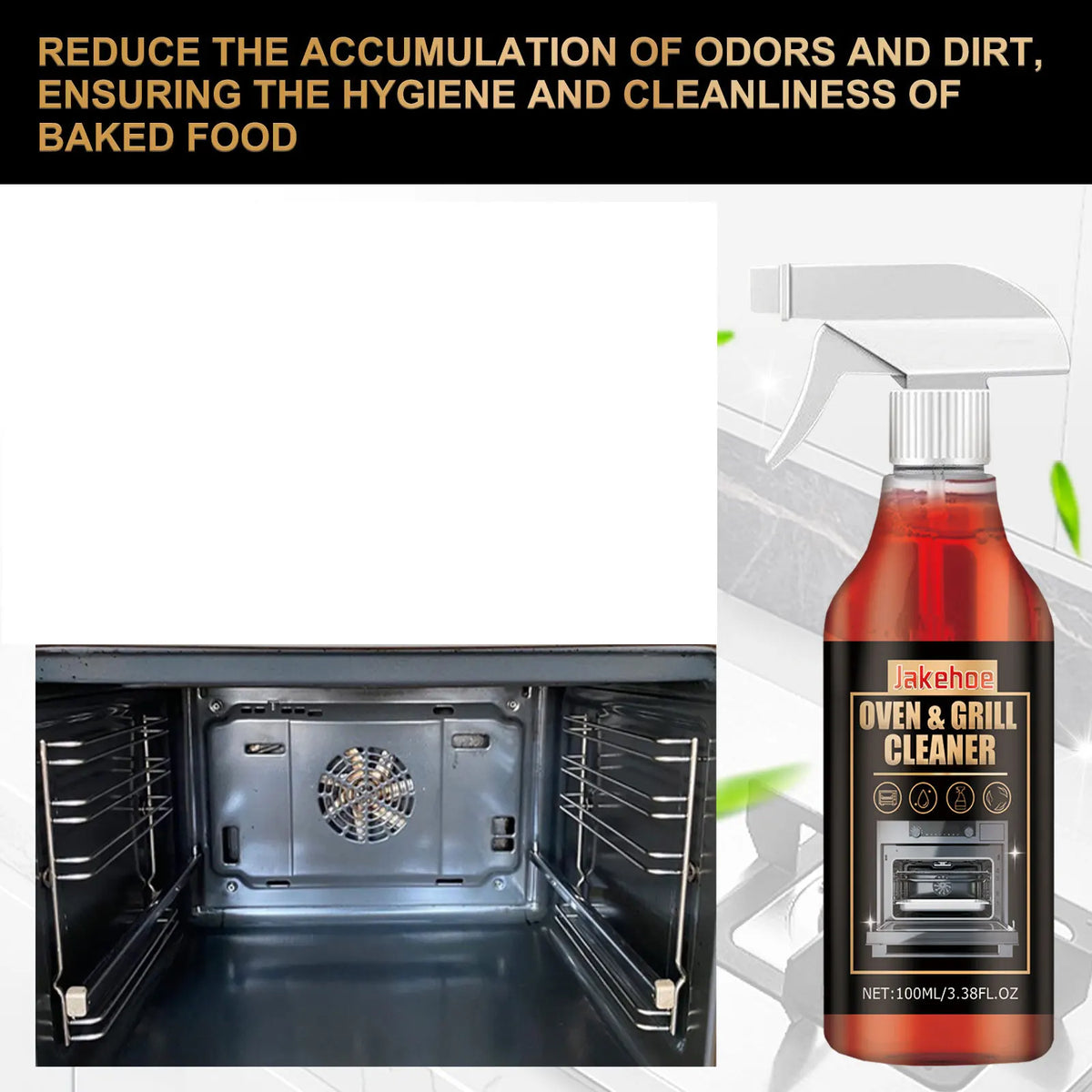 Stove Oven Foam Cleaner Quick Cleaning Inner Wall