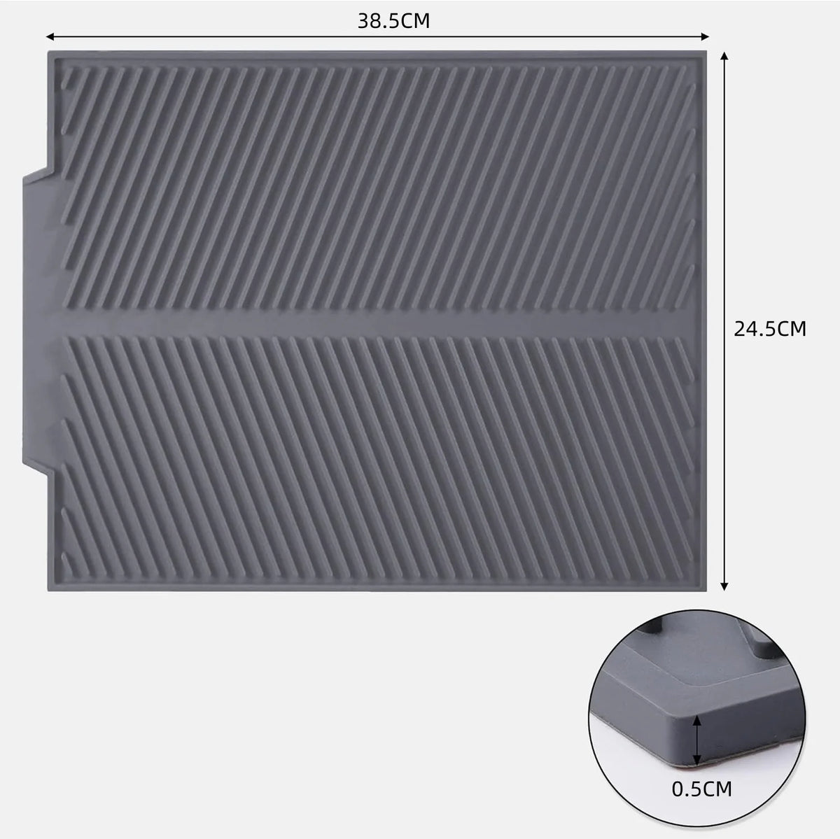 Dish Drying Mat Counter Silicone Large Dish Drying