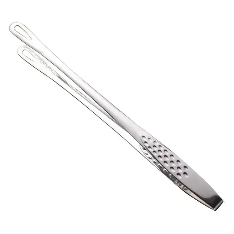 1pc 304 Stainless Steel Food Tongs Long Handle