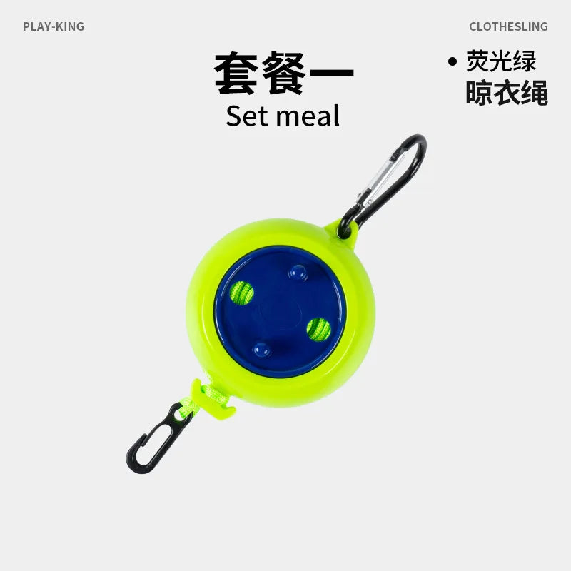 8m Non-Perforated Clothesline Retractable Travel Drying Rack