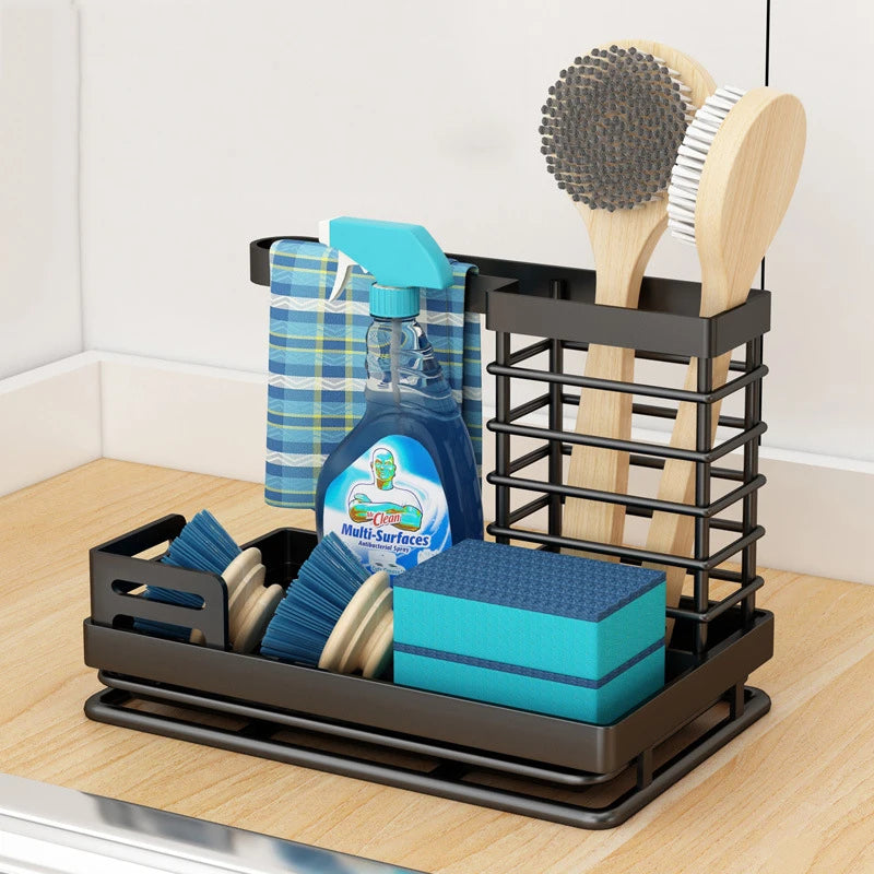 Sink Stand Sponge Holder Dish Drainer Organizers Storage