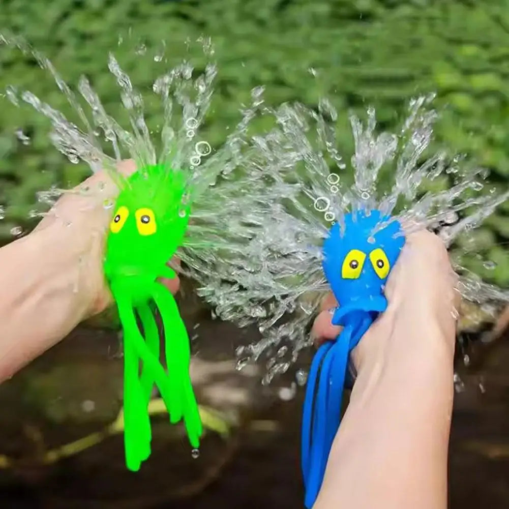 Baby Bath Toys Sponge Water Absorbing Octopus Squeezing