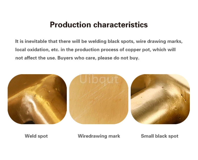 Brass Baking Tray Copper Frying Pan Square Pan