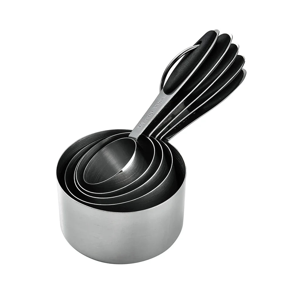 5/10pcs Stainless Steel Measuring Cups Spoons Baking Cake