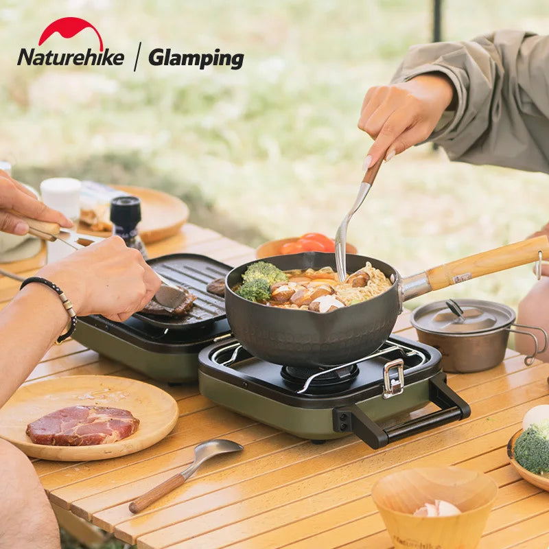 Naturehike Folding Double Gas Furnace Outdoor Cookware Camping