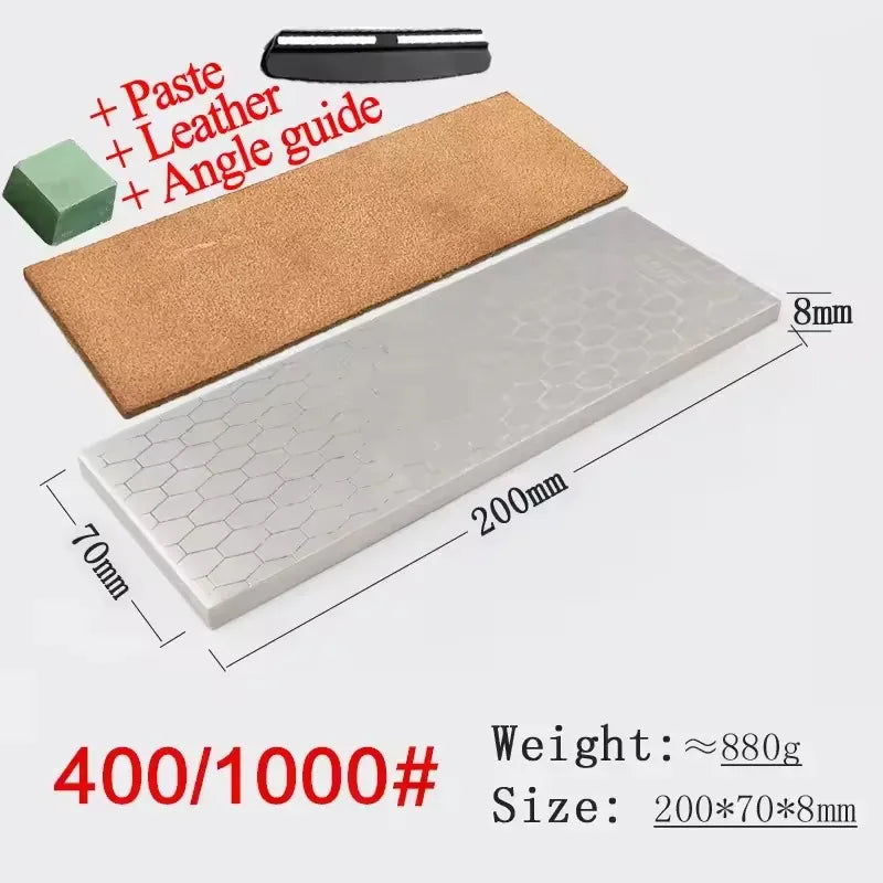 Video 1pcs 400 1000 Double Side Grit Diamond