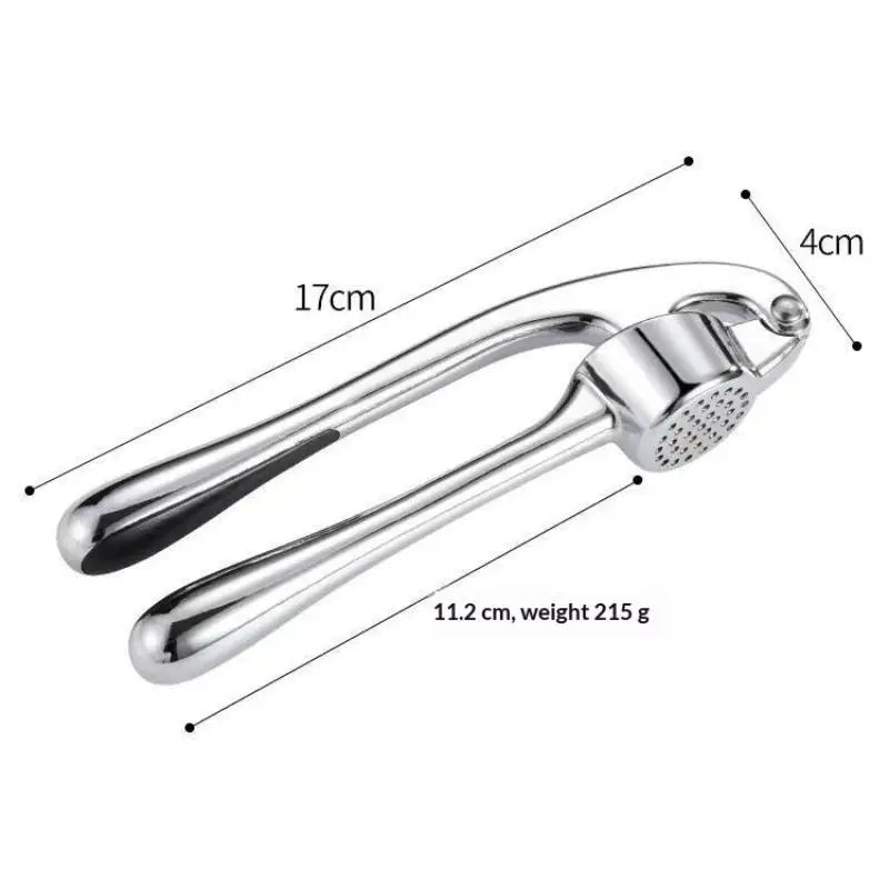 Garlic Press Mincer Squeezer Ergonomic Handle Multi Use