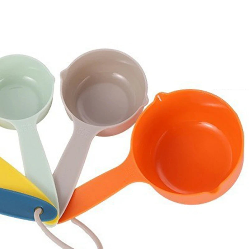 Colorful Measuring Cup Measuring Spoon 5-Piece Graduated