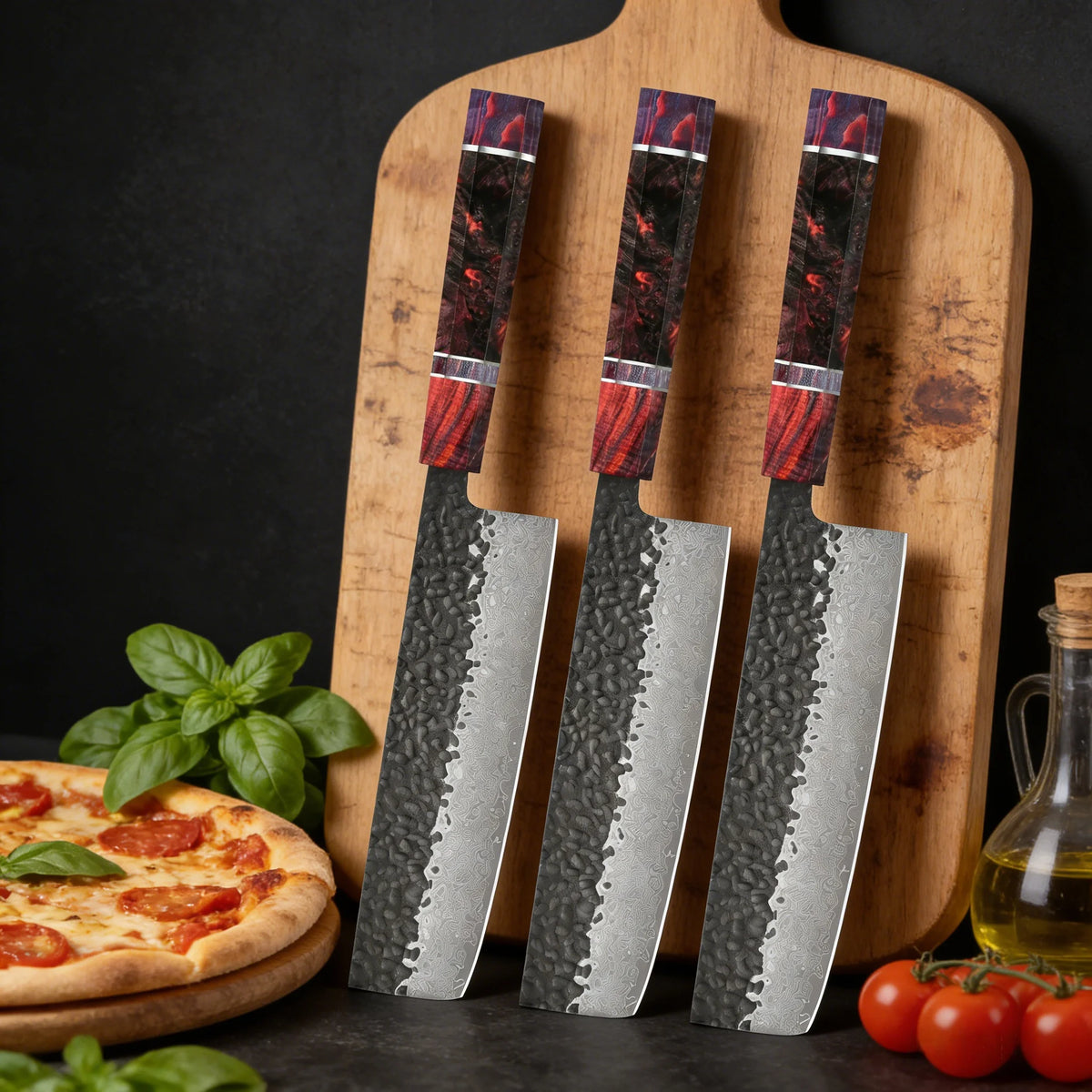 1/2/3/4pcs Knives Hand Forged 67 Layers Damascus Steel