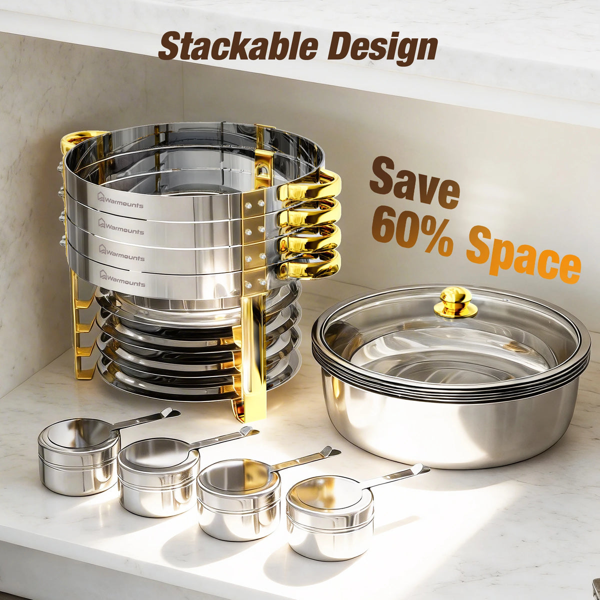 5qt Round Chafing Dish Buffet Chafing Dishes Buffet