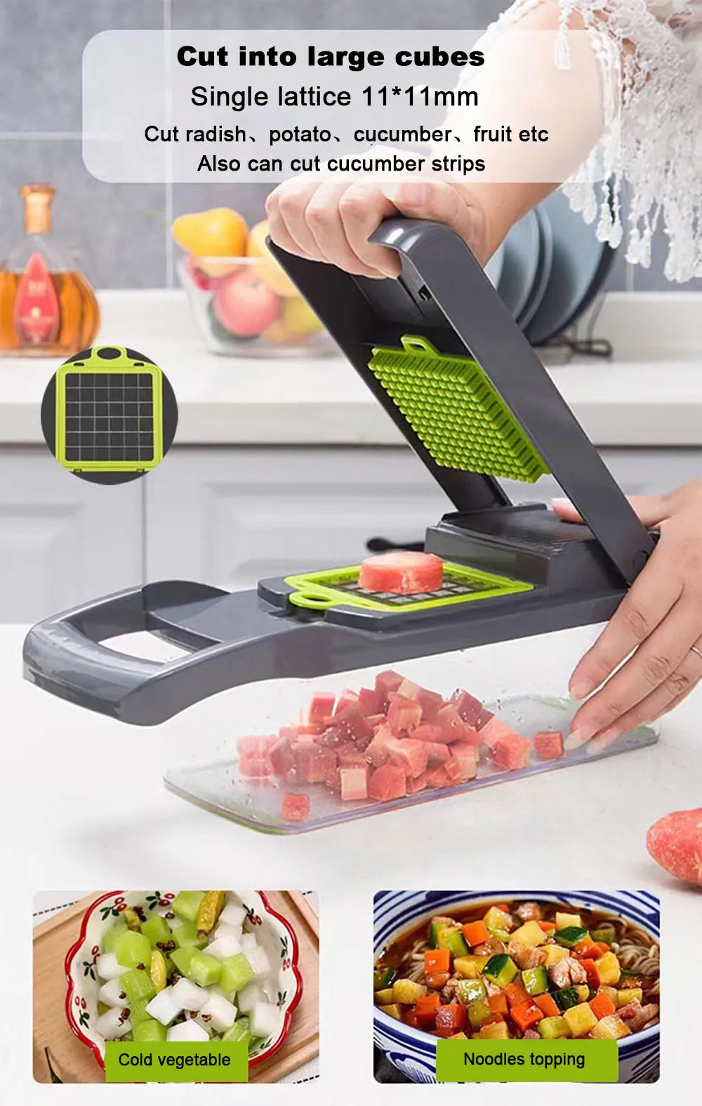 Vegetable Cutter Dicing Blades Slicer Shredder Fruit Peeler