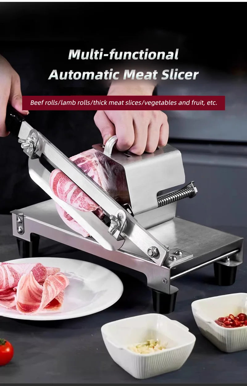Divedeer Electric Deli Meat Slicer Sus 420 Stainless