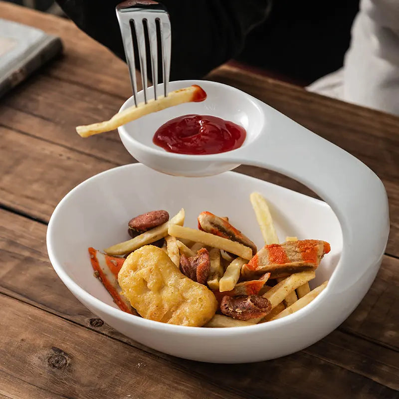 Creative Ceramic Beautification Dessert Plate Dim Sum Plate