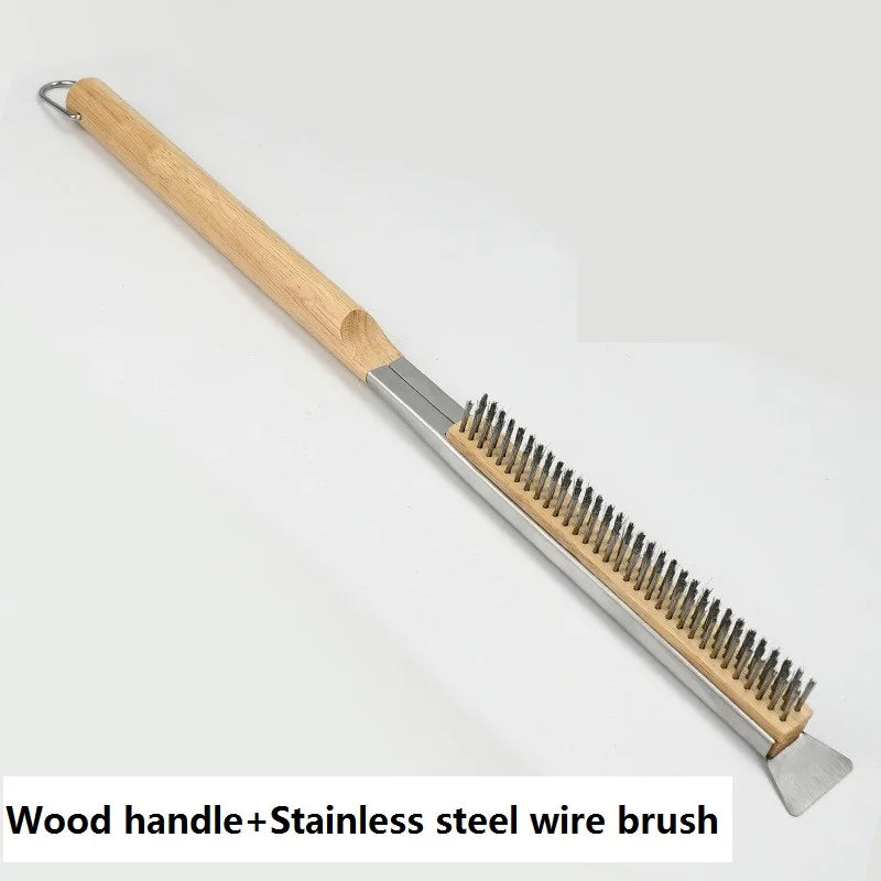 Pizza Oven & Stone Brush Scraper 21in Clean