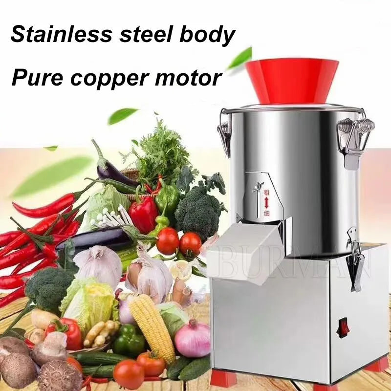 750 Rpm Electric Commercial Vegetable Cutter Mincing Baozi