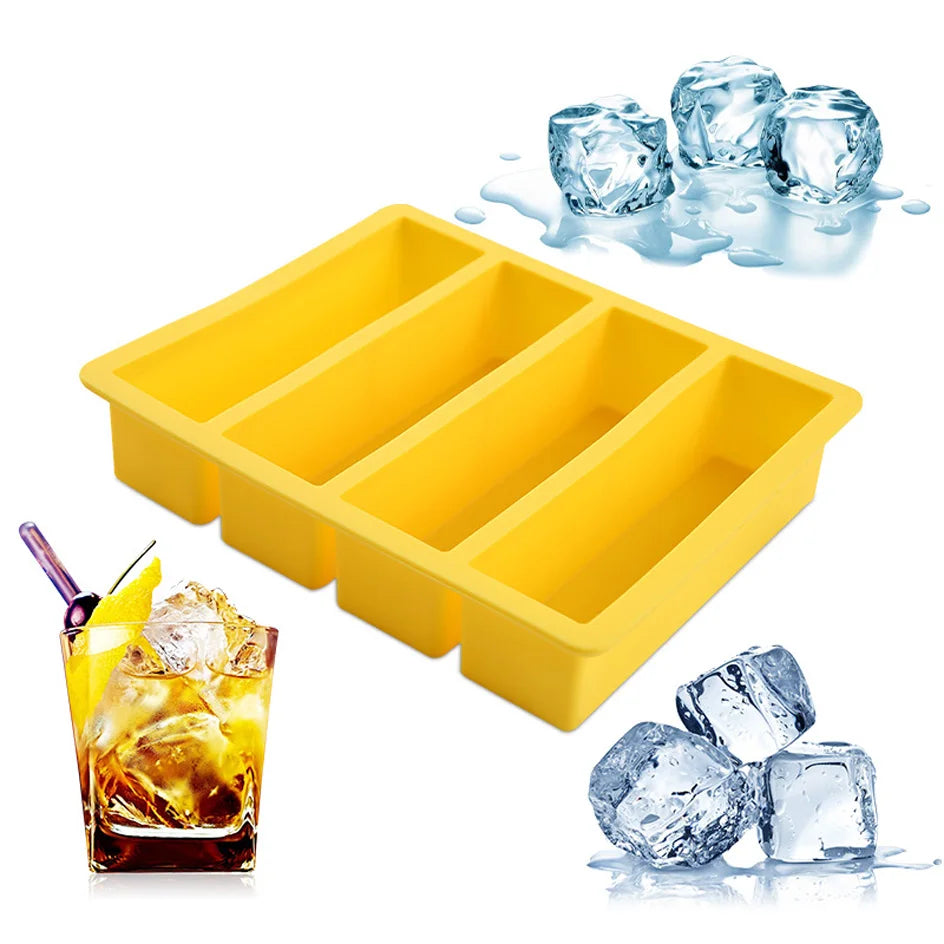 Ice Cube Tray Lid Large Long Ice Mold