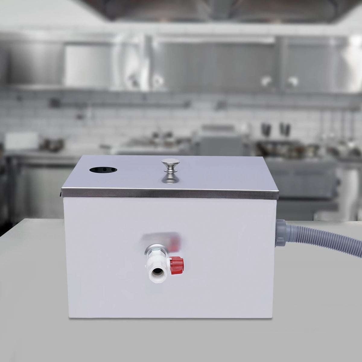 Silver Stainless Steel Grease Trap Interceptor Restaurant Baffles