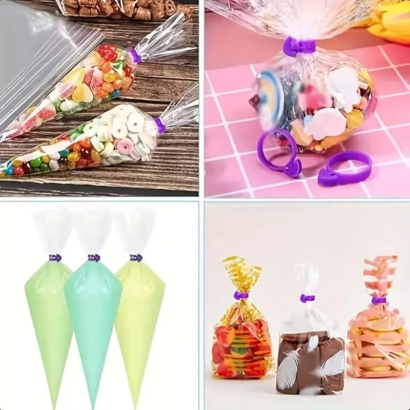 5pcs/10pcs/20pcs/30pcs/50pcs Random Color Icing Piping Rings