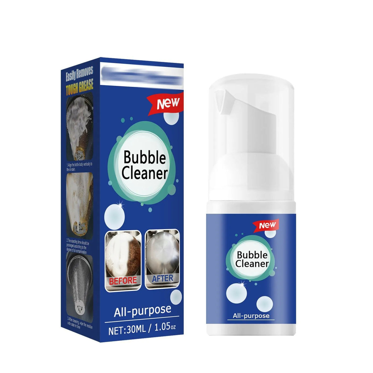 100ml/30ml Bubble Grease Cleaner Foam Cleaner Rust Remove