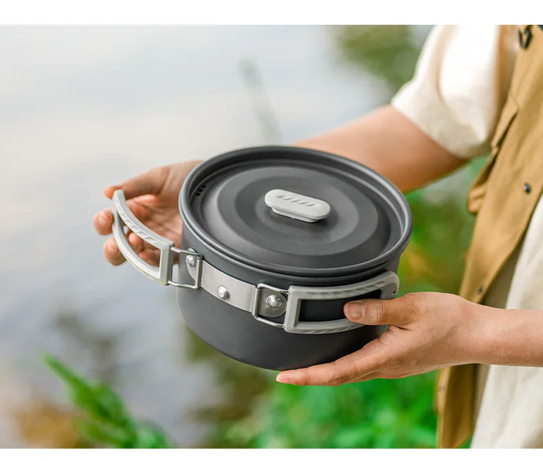 Naturehike Camping Cookware Kit Outdoor Frying Pan Kettle