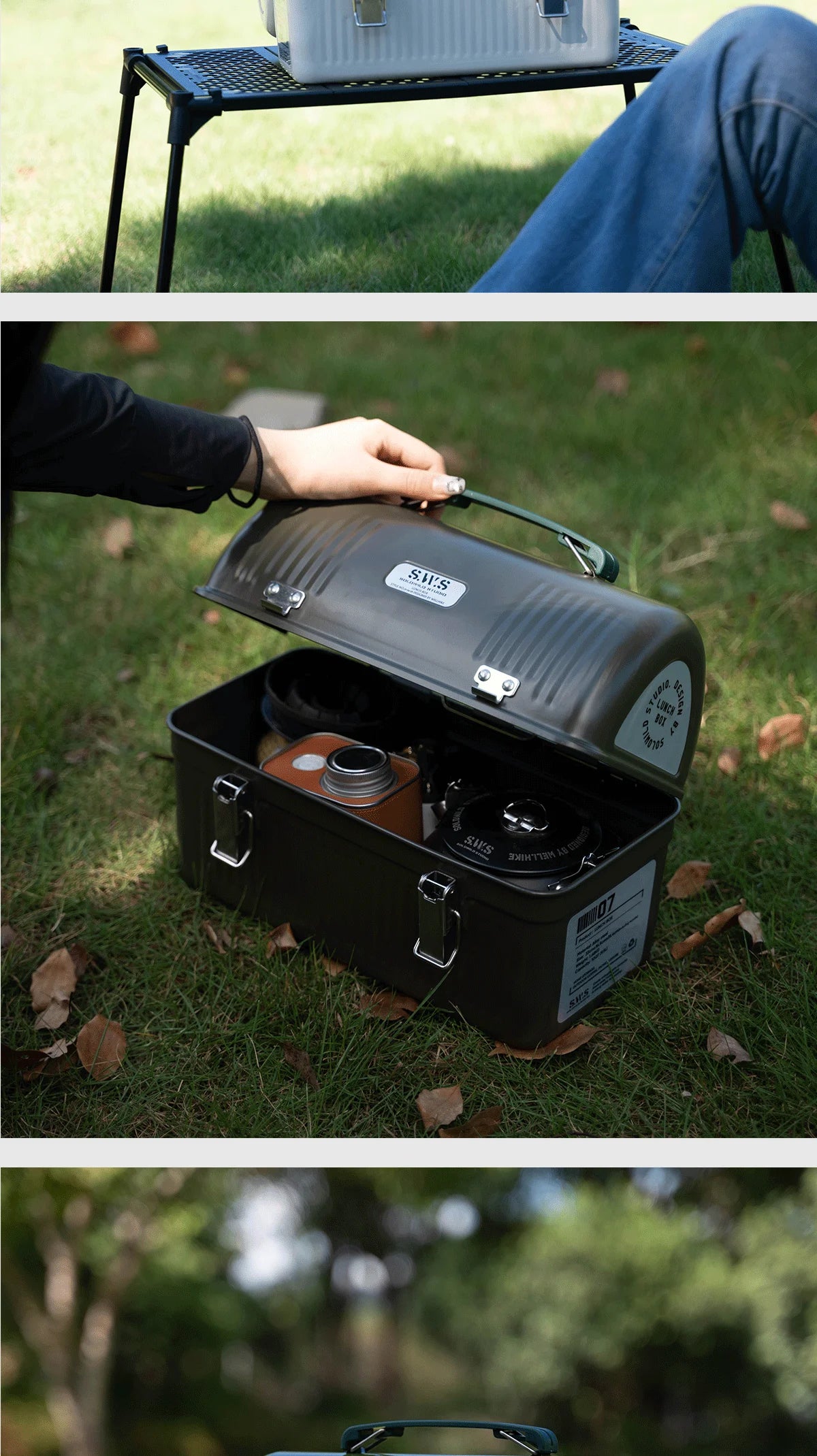 Wellhike- Outdoor Sws Wild Trace Metal Lunch Box