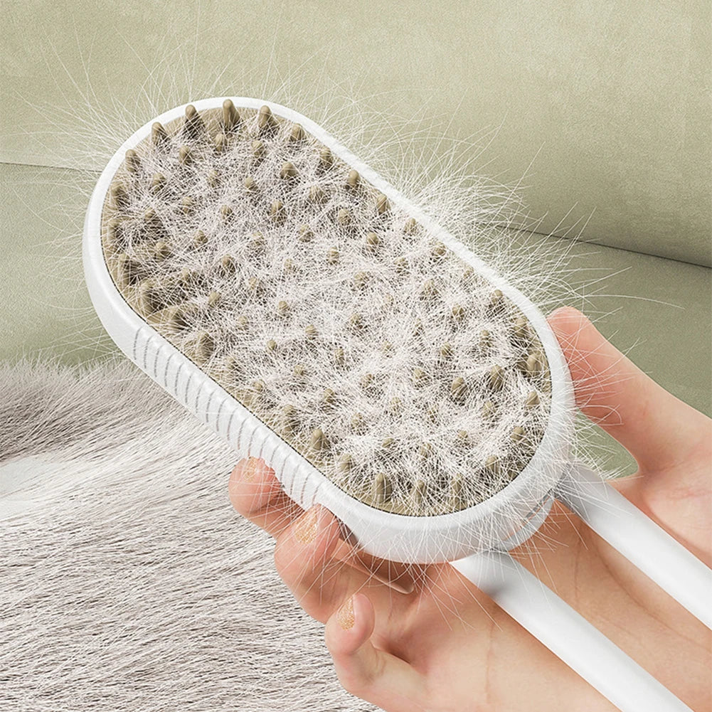 Usb Rechargeable Cat Dog Grooming Comb Electric Water