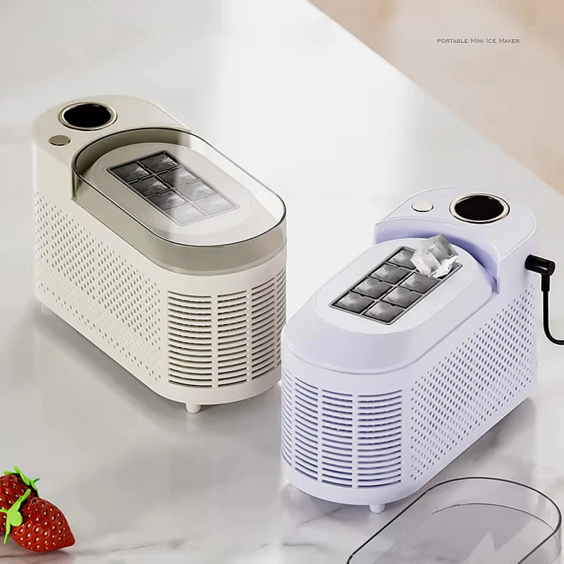 Desktop Mini Ice Cubes Maker Machine Dormitory Camping