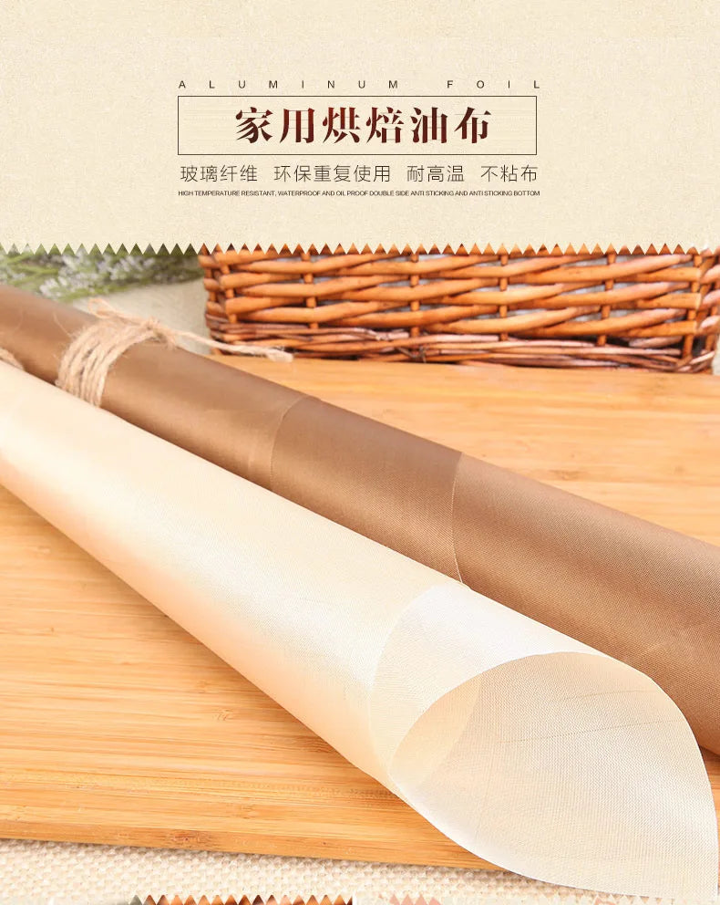 Anti Stick Baking Oilcloth Teflon High Temperature Resistance