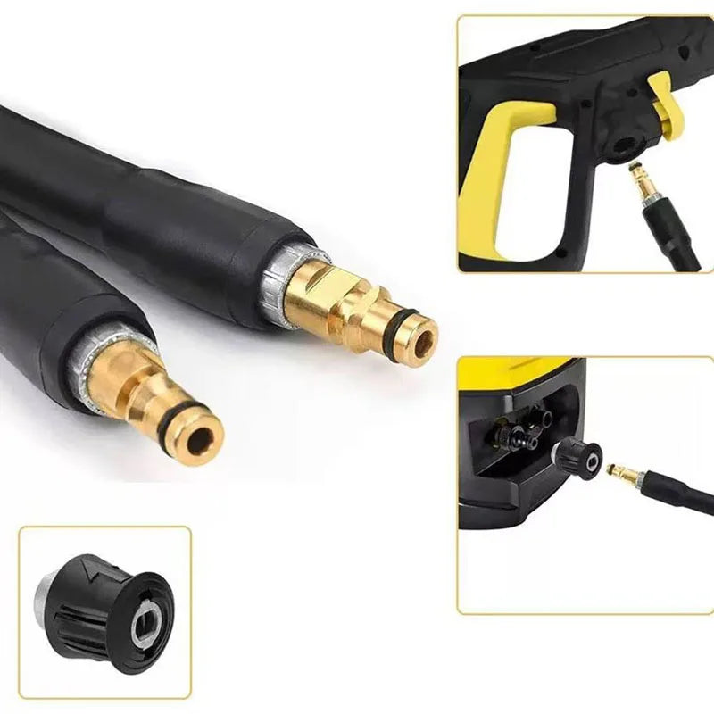High Pressure Washer Hose Pipe Cord Car Water