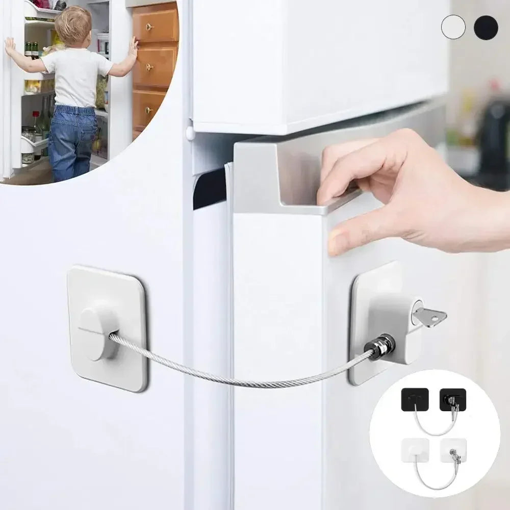 Refrigerator Door Lock Child Proof Fridge Door Lock