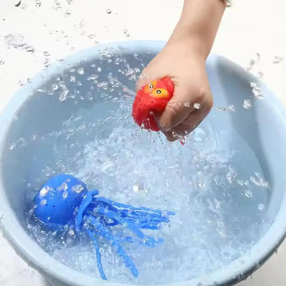 Baby Bath Toys Sponge Water Absorbing Octopus Squeezing