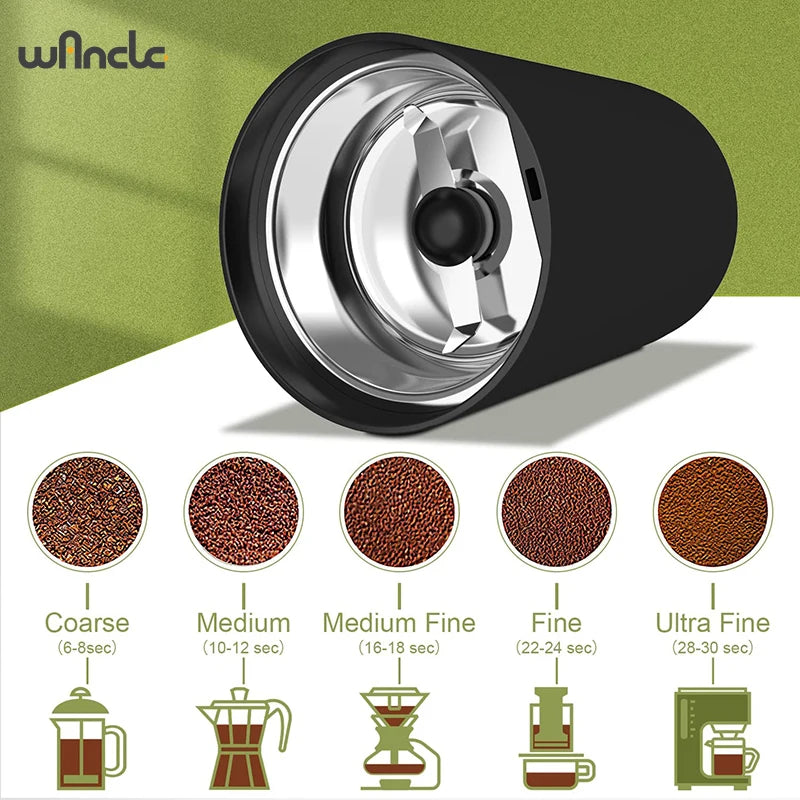 200w High-Power Coffee Grinder Coffee Bean Grinder Machine