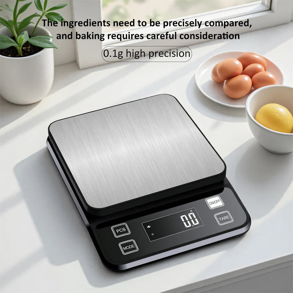 3/5/10kg 1g Digital Electronic Scale Lcd Display Fully