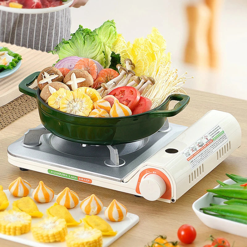 Ultra Thin Gas Cartridge Stove Outdoor Pot Casca