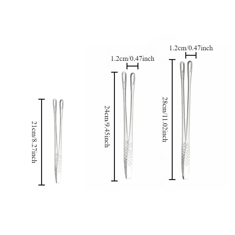 Tongs Stainless Steel Barbecue Tongs Clip Bbq Grill