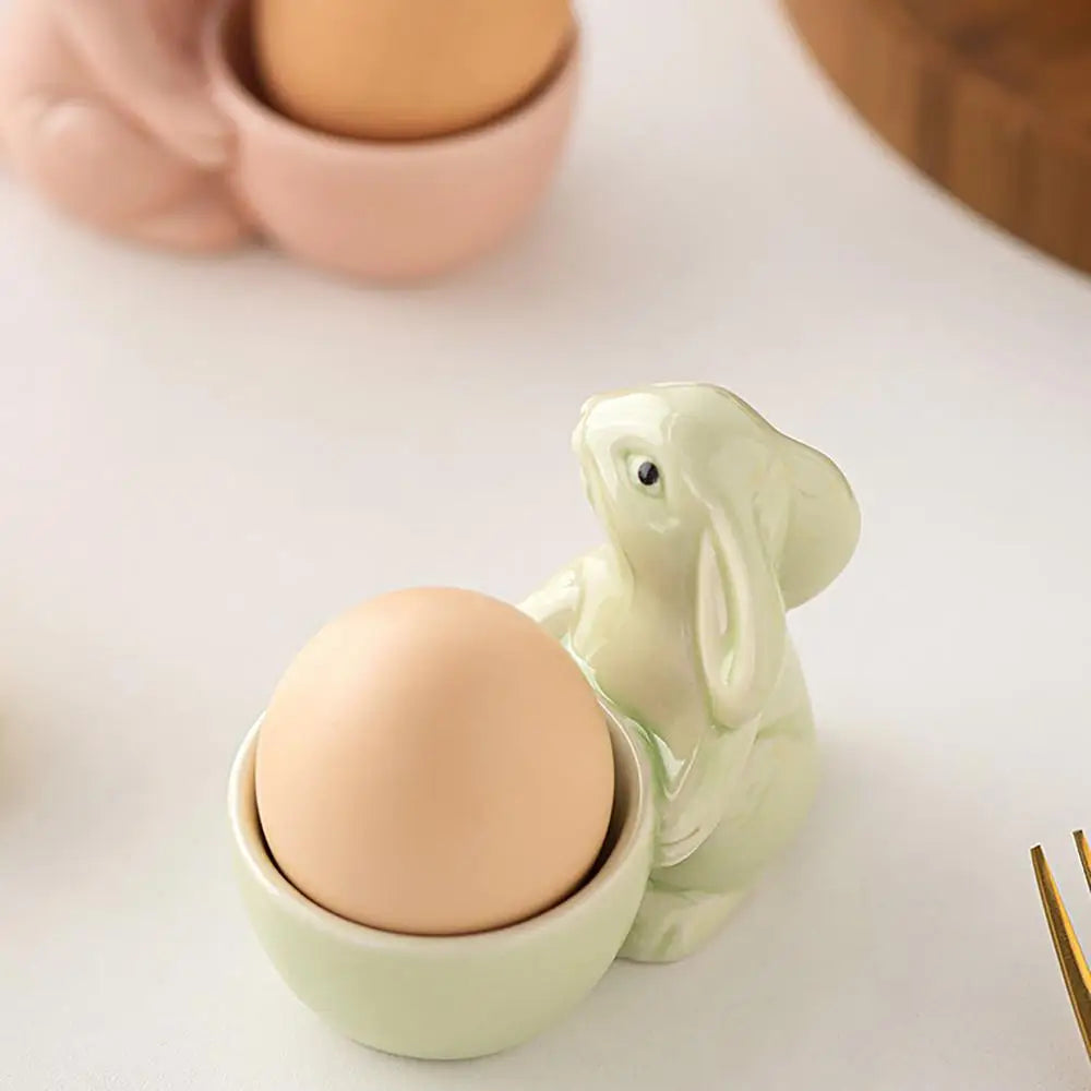 Egg Display Cup Bunny Shape Breakfast Egg Holder