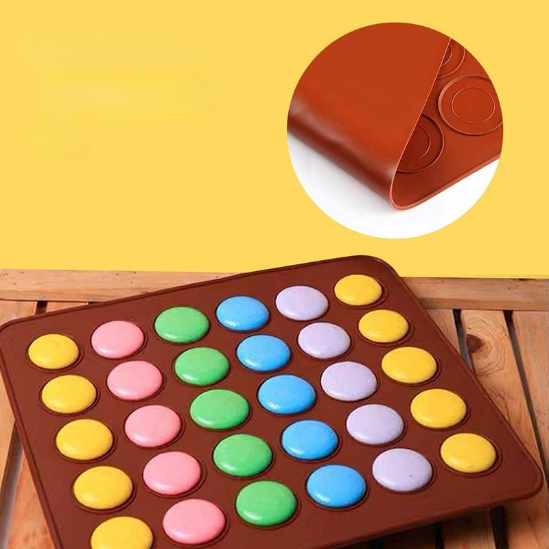 Non-Stick Silicone Macaron Macaroon Baking Pastry Mat Pastry