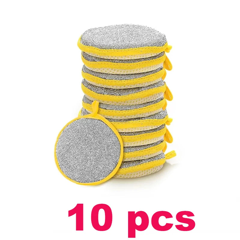 Dish Washing Sponge Dishwashing Magic Sponges Cloth Double-Sided