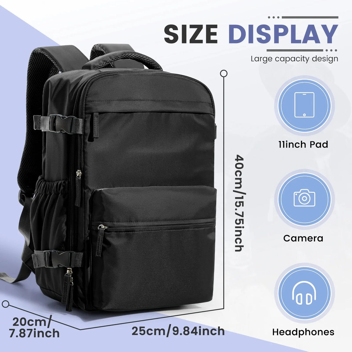 Ryanair 40x20x25 Cabin Bag Men Air Vacuum Compression