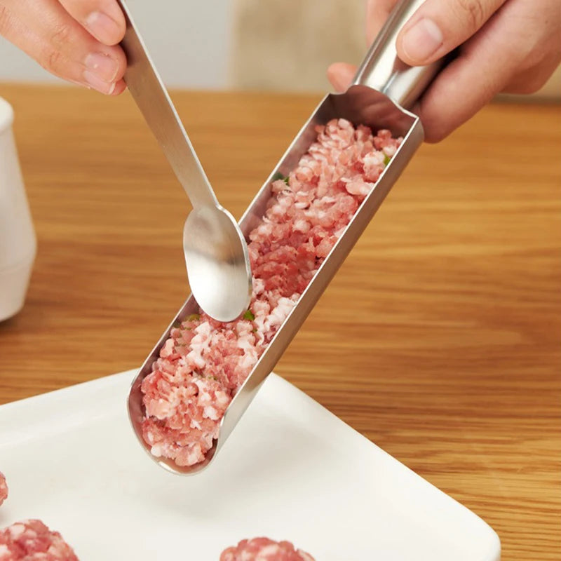 304 Stainless Steel Meatball Scoop Easy-Release Non-Stick Fish