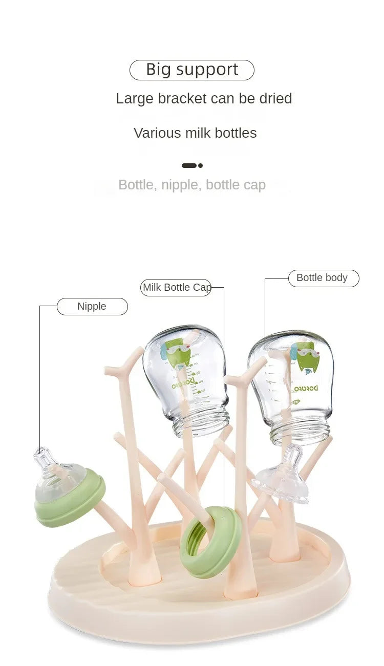 Baby Bottle Holder Cleaning Dryer Drainer Removable Baby