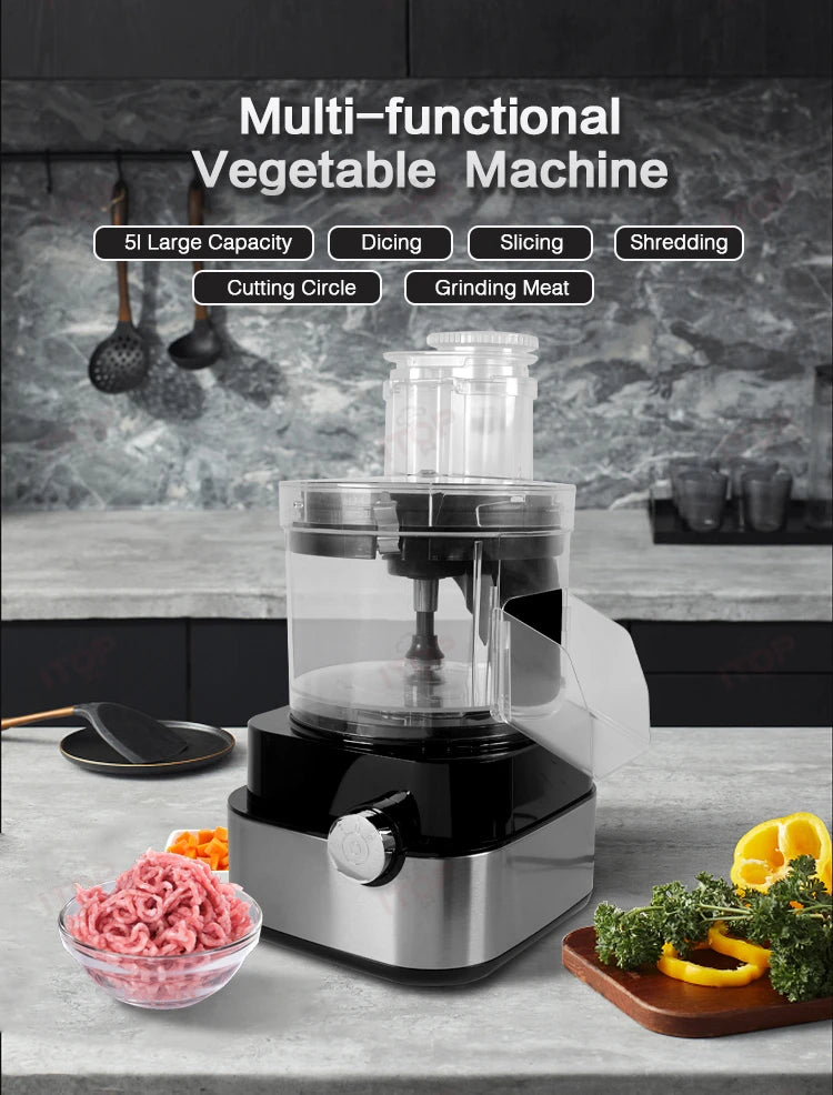 Itop Vec4 Multi-Function Food Processor Dicing/ Slicing/